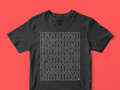 2019 Principles Code Shirt black brand code decode font glyph grid pamplemousse passport shirt symbols