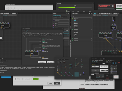 Micro controllers visual programming IDE UI