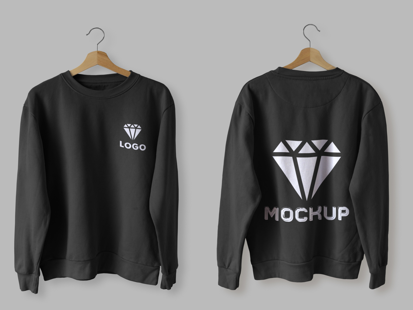 Hoodie front and back mockup by Sadik Hossain on Dribbble
