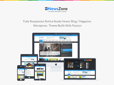 NewsZone | Responsive WordPress News,Magazine,Blog premuim theme themeforest wordpress