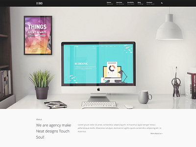 Bo - Magic Agency bo design html5 portfolio sale themes ui web design wordpress