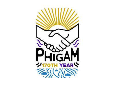 Phi Gamma Delta Fraternity sticker design