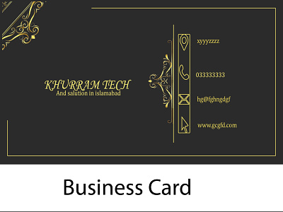 Business Card Design app branding des design graphic design icon illustration logo ui vector web