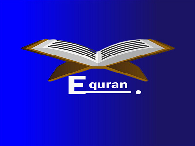 E Quran logo app branding design graphic design icon illustration logo ui vector web