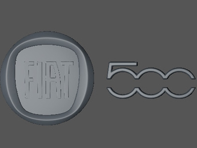 Fiat 500 Logo Viewport
