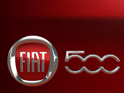 Fiat 500 Logo c4d cinema 4d v ray