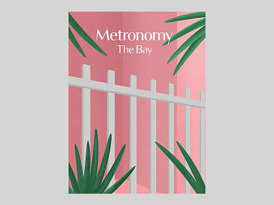 Metronomy The bay illustration music poster