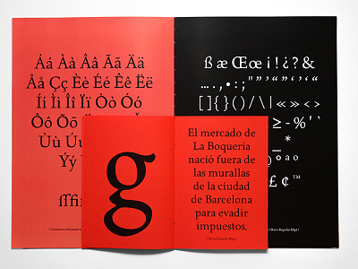 Born Typeface barcelona black boqueria born design graphic humanistic magazine paper red typeface types typography