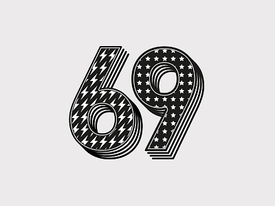69 - Yorokobu Numbers design graphic lettering numbers spain textures type type design typography vector yorokobu