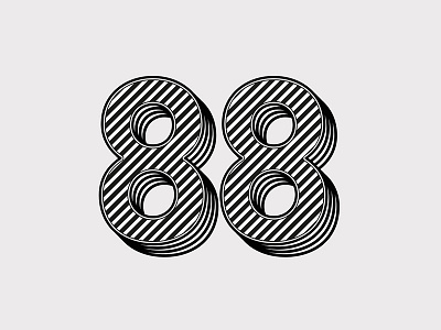 88 - Yorokobu Numbers design graphic lettering numbers spain textures type type design typography vector yorokobu