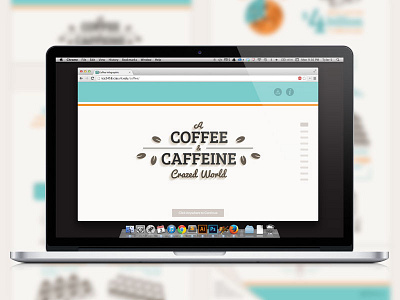 Coffee Site cartoon coffee design illustration infographic information interactive website