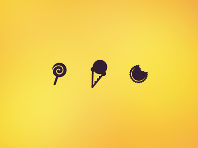 Icons Sweets candy ice cream icons lollypop orange reeses sugar sweets symbols