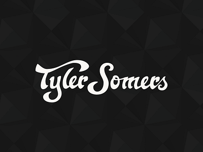 Personal Logo II brand hand lettered logo script somers tyler type typography