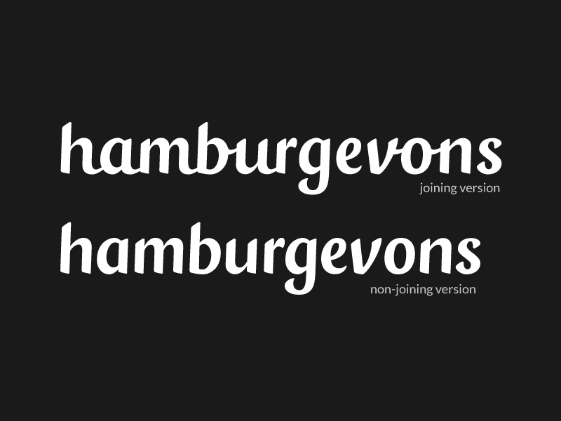 Honeydew Typeface design font hamburgevons joining script typeface typography