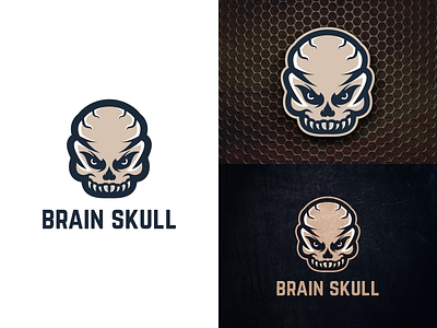 Brain Skull Logo