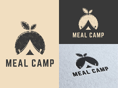 Meal Camp Logo branding camp camping food logo meal