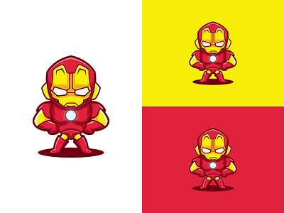 Iron Man baby heroes illustration iron man ironman marvel small