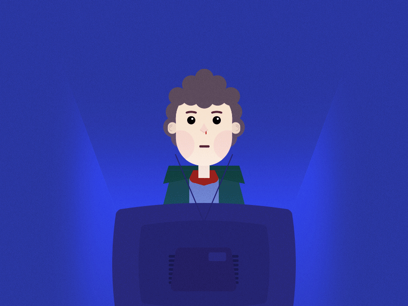 11 design eleven gif illustration strangerthings zapping