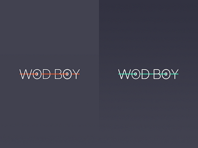 WOD BOY bar brand crossfit design identity logo visual design