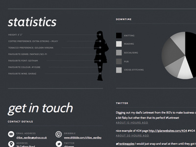 Stats get in touch infographic lato statistics