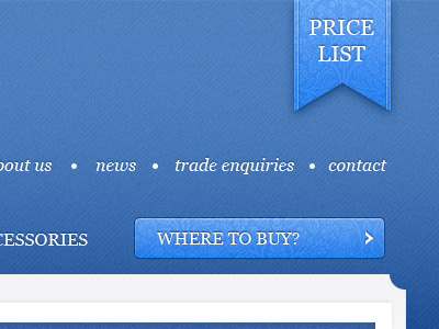Price list blue border button ecommerce price ribbon texture