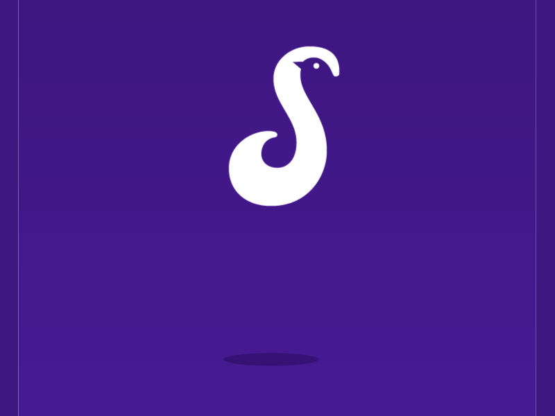 WIP - A bouncing S aftereffects animated animatedlogo animation appdesign bird branding icon illustration logo purple ui