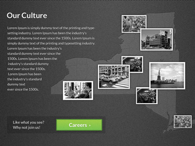 Interactive Map black button culture green grey illustration map noise photohraphy texture