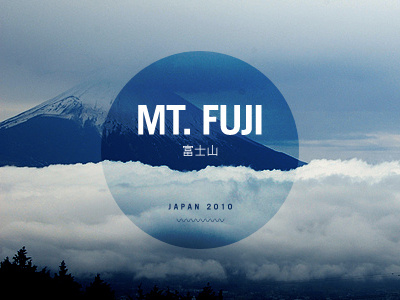 Lady Mount Fuji fuji japan photography typography