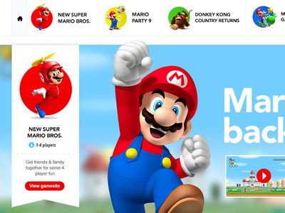 Nintendo Wii catalogue site