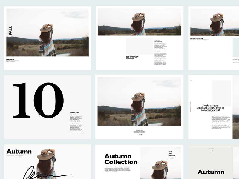 Grid typography layout exercise by Nguyen Le on Dribbble