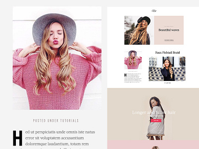 Fashion – Styleboard Exploration art direction creative direction ecommerce exploration fashion initial comps typography