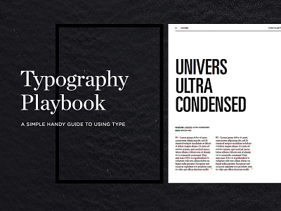 Typography Playbook book ebook fonts how lesson to type typography