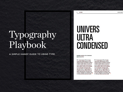 Typography Playbook