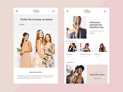 Luxy designs, themes, templates and downloadable graphic elements on  Dribbble