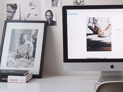 Dribbble interview - Workspace & Routine interview office routine studio workspace