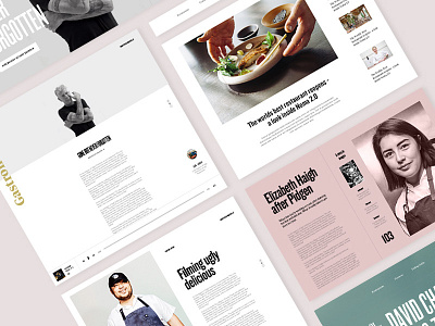 Gastronomy Zine - Components components course editorial editorial layout grid webdesign website