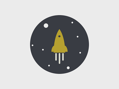 Rocketship daily logo challenge gravit logodesign rocket
