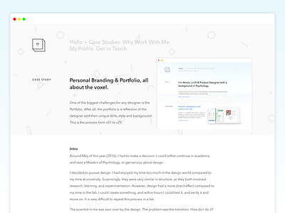 Personal Portfolio Case Study