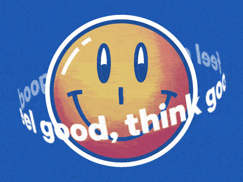 Planet good 3d text after affects animated feel gif gifgun good happy procreate smiley think ui web