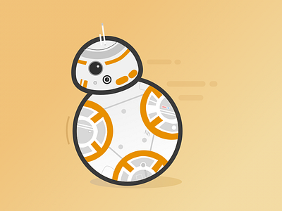 BB-8 art bb 8 digital illustration illustrator sketch star wars