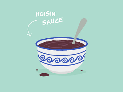 Hoisin bowl bowl hoisin illustration illustration for motion recipe sauce school of motion tasty tidbits