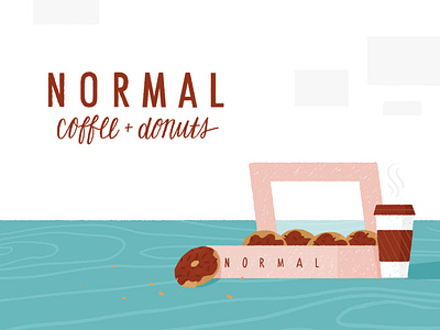 Normal Coffee coffee donuts illustration illustration for motion normal coffee school of motion