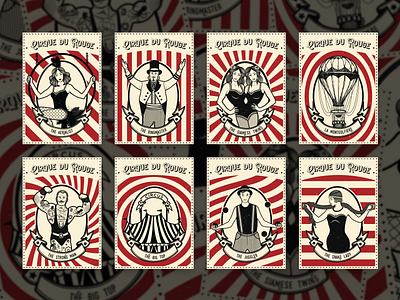 Cirque du Rouge venue posters