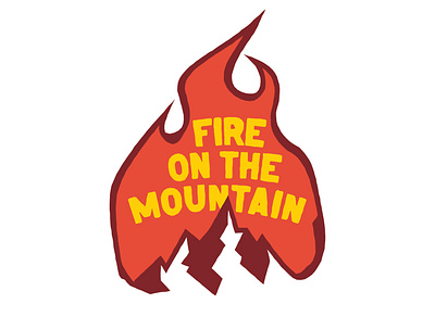 Fire On The Mountain adobe adobe illustrator brand identity branding grateful dead illustration illustrator jam logo logos mountain mountains