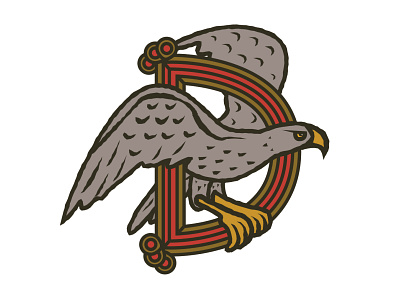 D Hawk adobe adobe illustrator birds brand identity branding hawks illustration illustrator lettering logo logos typography
