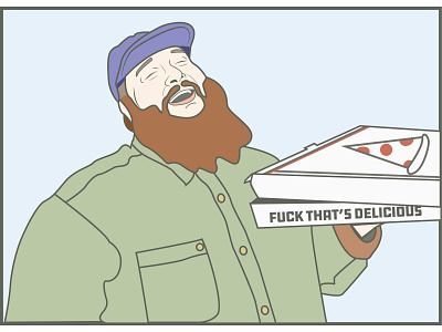 Action Bronson action bronson fuck thats delicious illustration illustrator