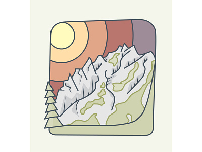 Mount Superior badge camping design illustration logo logos mountain mountains