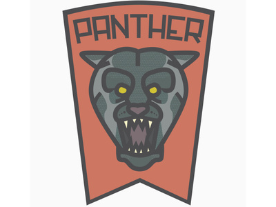 Rawr! adobe adobe illustrator black panther illustration illustrator panther