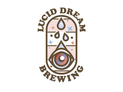 Lucid Dream Brewing branding branding and identity brewery illustration illustrator