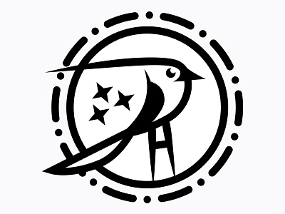 Bird Mark adobeillustator bird logo branding illustration illustration art illustration design illustrator lineart logomark